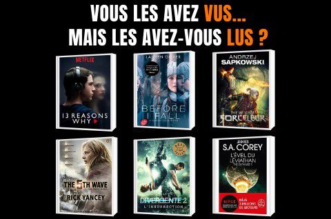 livres qui ont inspirés des films et séries