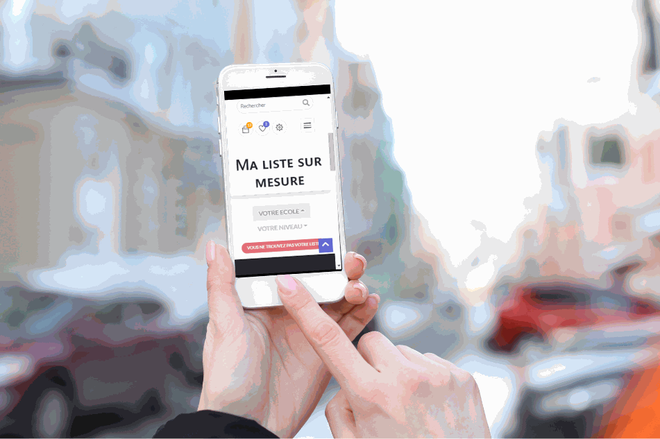 commande liste scolaire almouggar.com sur téléphone