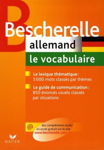 Bescherelle Allemand  - Le vocabulaire