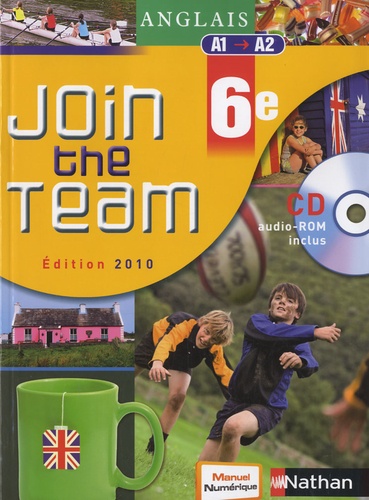 Anglais 6e Join the team  - A1/A2