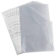 Pochettes perforées A4 Paquet de100 pcs 80 micron