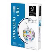 Rame de Papier Inacopia Elite A4 Blanc 500 Feuilles 80G