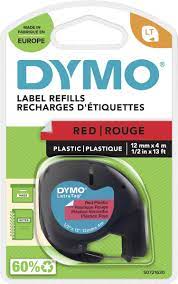 Etiquettes Adhésifs Dymo Letratag Rouge