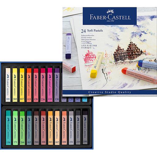 Boite De 24 Pastels Tendres Creative
