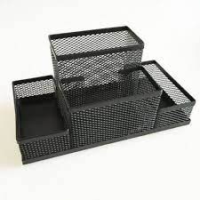 Porte Stylo En Métal Noir