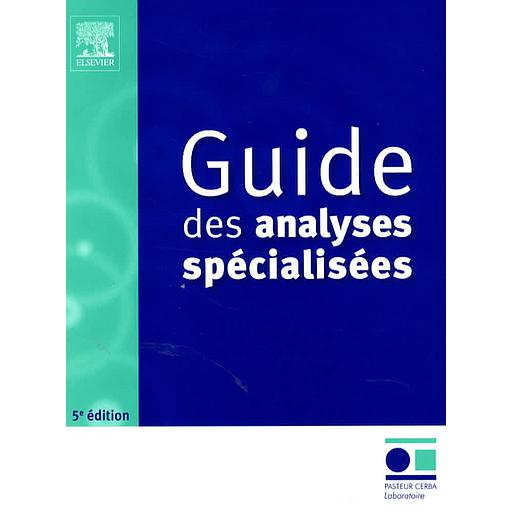Guide des analyses spécialisées