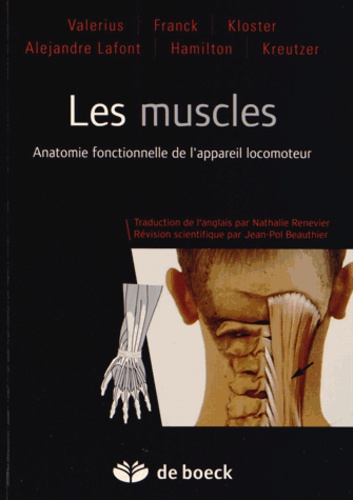 Les muscles  - Anatomie fonctionnelle de l'appareil locomoteur