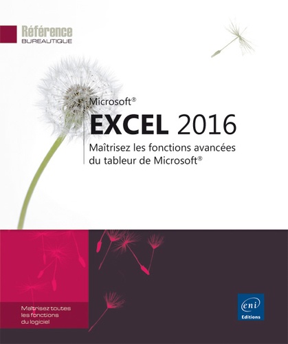 Excel 2016  - Maîtrisez les fonctions avancées du tableur de Microsoft