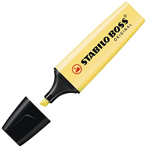 Surligneur STABILO Boss  Original Pastel - Crème de jaune