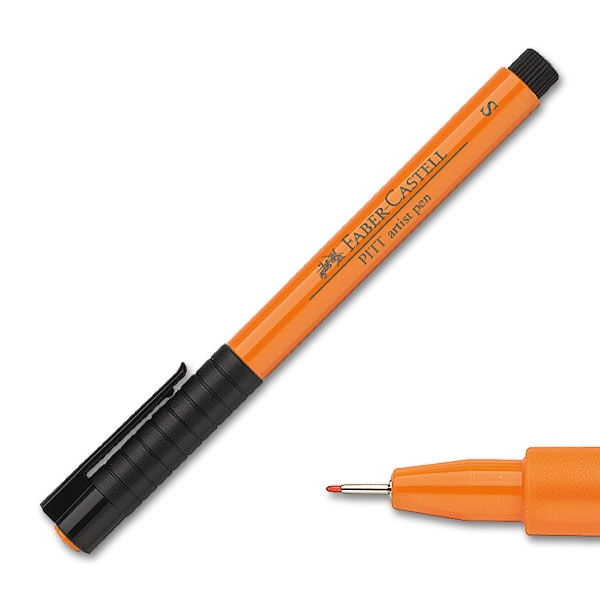 Stylo Feutre Pitt Artist Pen Orange S