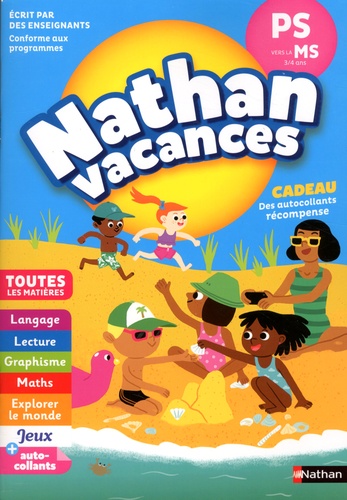 Nathan Vacances De la PS vers la MS 3/4 ans