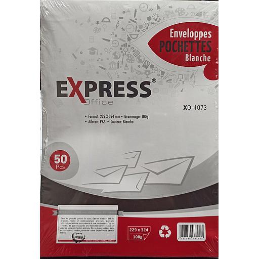 Enveloppe pochette Blanc - 50 pcs
