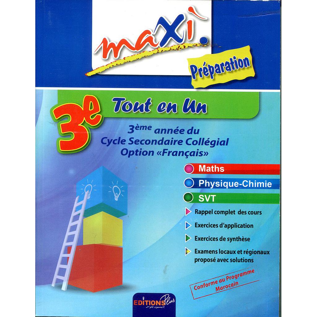 Maxi préparation 3 AC Math-Physique-Svt