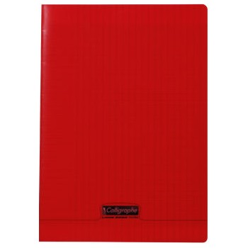 Cahier Piqué Séyès Polypro Rouge 21 x 29.7 96P 90G
