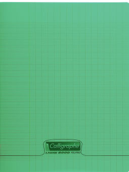 Cahier Piqué Polypro 8000 Polypro Séyès 24*32 96P 90G Vert