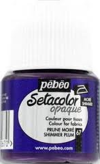 Peinture pour Tissus Setacolor 45ml Prune Moiré