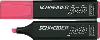 Surligneur fluorescent Schneider Job 150  - Rose - Unité