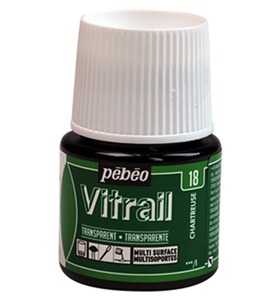 Peinture pour vitrail Pébéo  - 45ml - Chartreuse