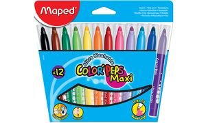 Feutre Maped GRAS Color'peps  - maxi - Paquet de 12