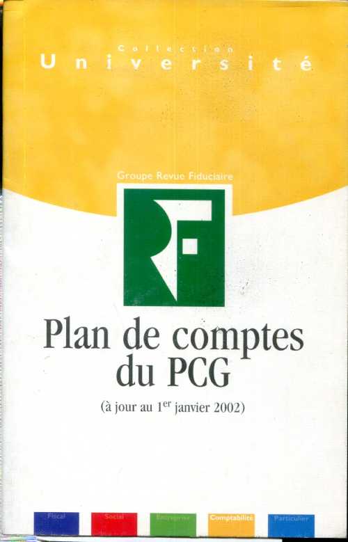 Plan de comptes du PCG (à jour au 1er janvier 2002)
