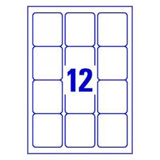 Etiquettes A4/12