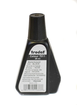 Encre à tampon Trodat - Noir - Flacon - 28ml