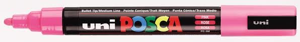 [PC-5M] Marqueur Posca Rose Pointe Conique Moyenne