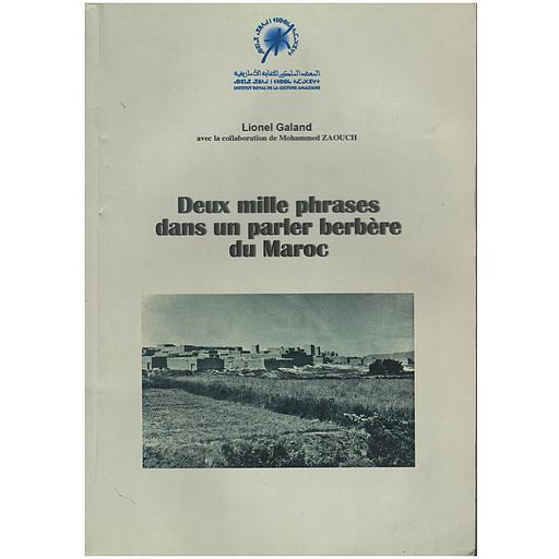 Deux mille phrases dans un parler berbère du Maroc