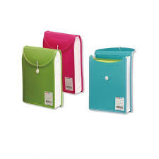 Porte Document Foldermate Top load  - A4 - Vert - Fermeture ficelle