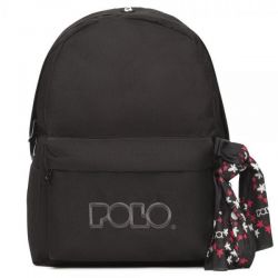 Sac à dos Polo +Scarf  Noir