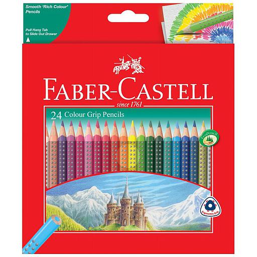 Crayons de couleurs Grip  - 24 crayons