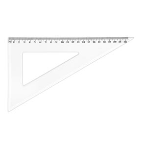 Equerre Express  - 14cm - cristal