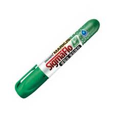 Marqueur Effaçable à Sec Rond Vert Sigmaflo