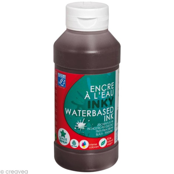 Encre à L'eau Dessin Terre de Sienne Brulée 250ml