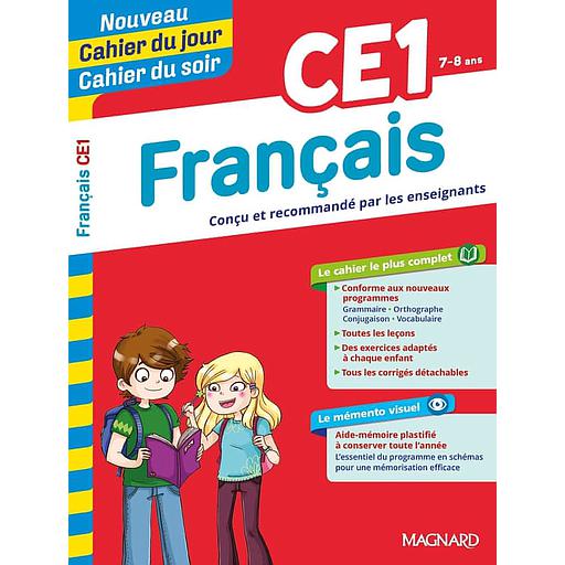 Cahier du jour/Cahier du soir Français CE1 + mémento