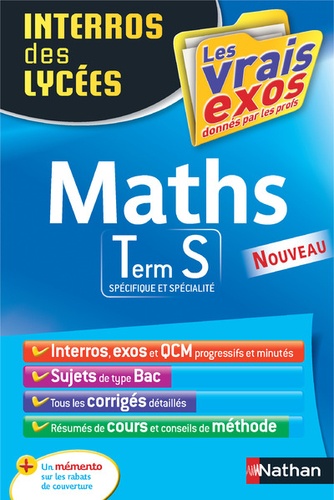 Maths Tle S  - Spécifique et spécialité