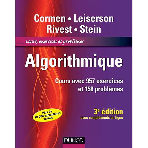 Algorithmique  - Cours avec 957 exercices et 158 problèmes