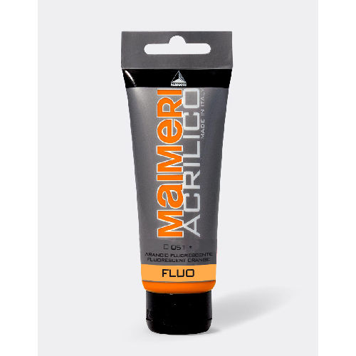 Peinture Acrylique Maimeri 200ml Orange Fluorescent - 051