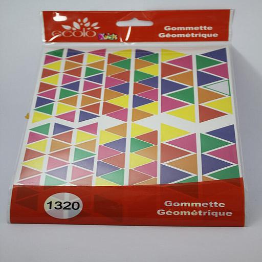Gommettes  Géométrique 12 Planches Réf ETS912