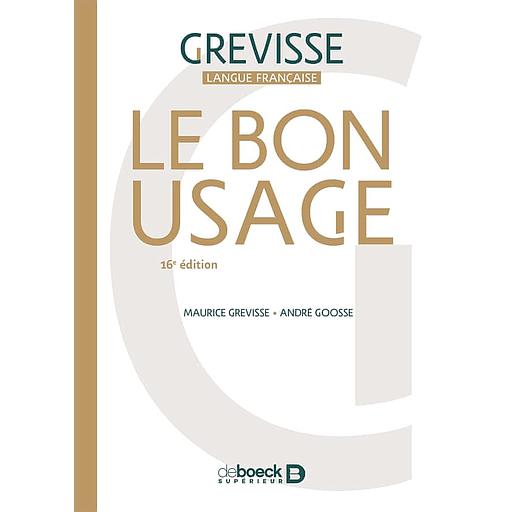 Le bon usage