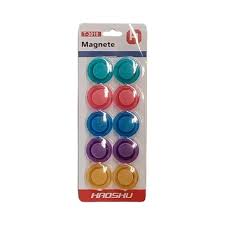 Paquet de 10 Aimant pour Tableau 2CM