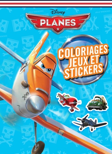Coloriages, jeux et stickers Planes