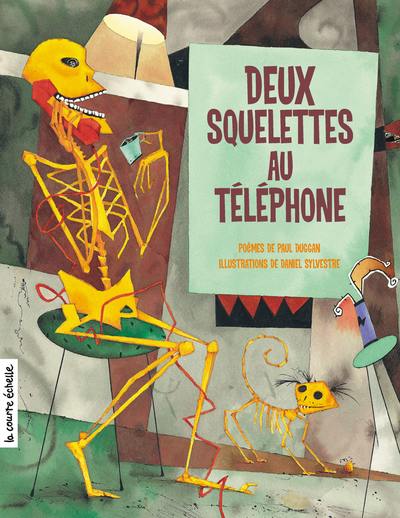 Deux Squelettes au téléphone