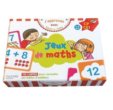 Jeux de maths CP-CE1  - 110 cartes pour connaître ses tables d'addition