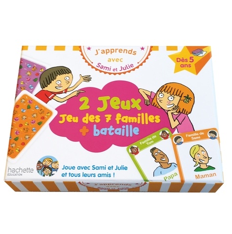 2 jeux : jeu des 7 familles + bataille  - Dès 5 ans