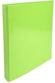 Classeur 4 anneaux Vert pistach