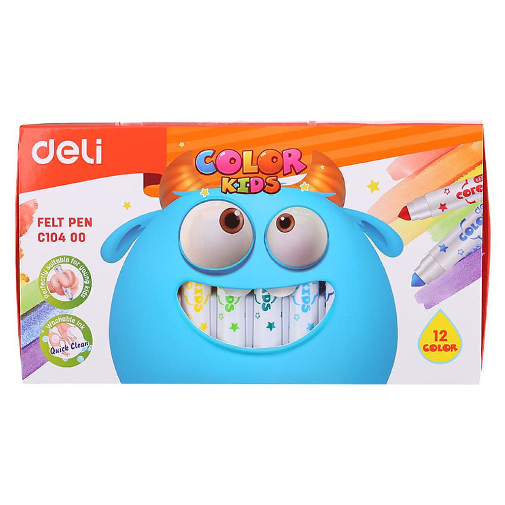 12 Feutres - Color Kids - Encre Lavable