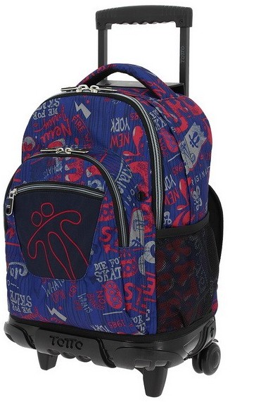 Cartable à roulette 4 compartiments