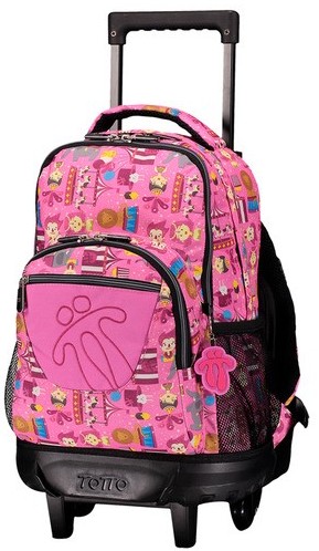 Cartable à roulette 4 compartiments