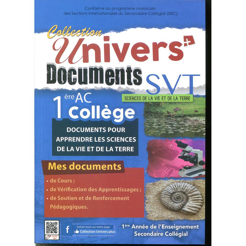 Univers SVT 1AC Document (1re Sem &amp; 2e Sem)